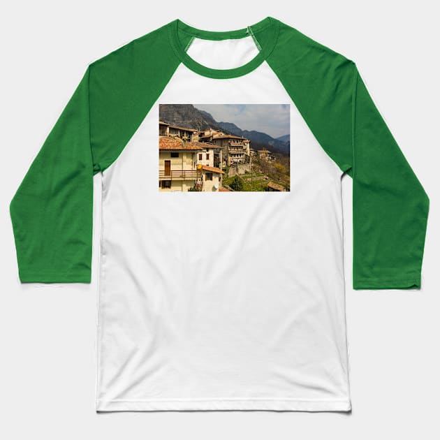 Poffabro Village in North East Italy Baseball T-Shirt by jojobob